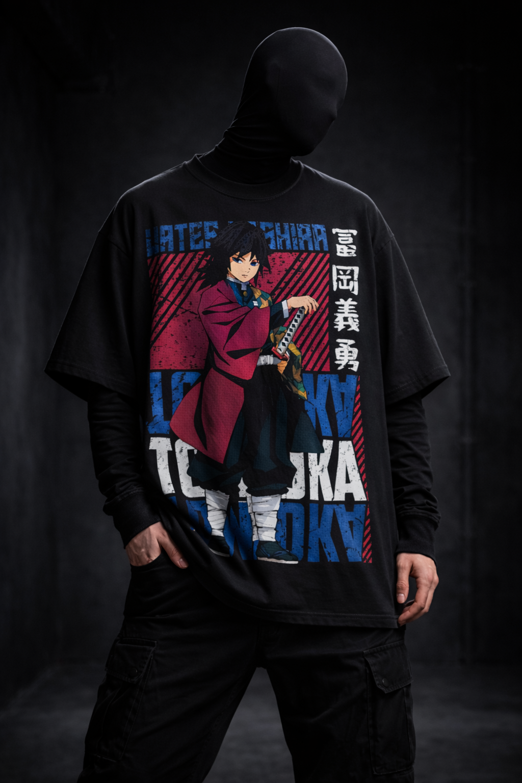 Neo Otaku Oversized Graphic Tee – Street Anime Aesthetic