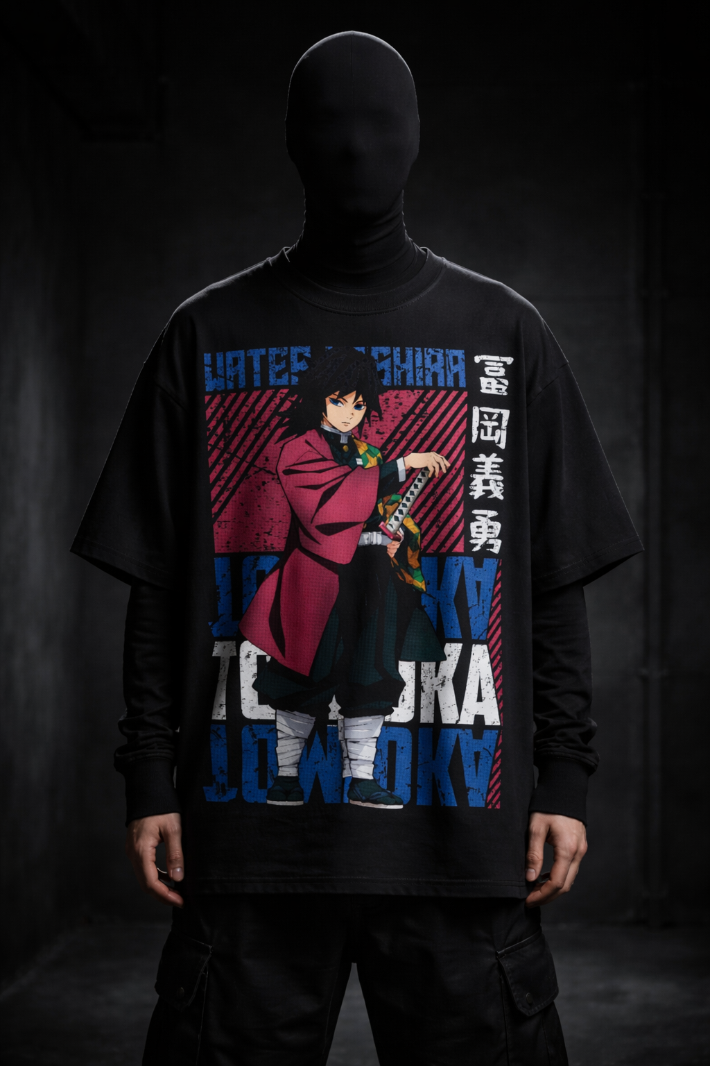 Neo Otaku Oversized Graphic Tee – Street Anime Aesthetic