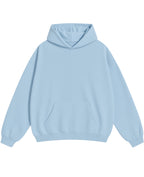 Sky Blue Oversized Hoodie Front Design