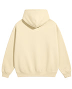 Cream Oversized Hoodie Back Design