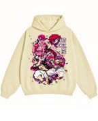 Cream Oversized Hoodie Front Design