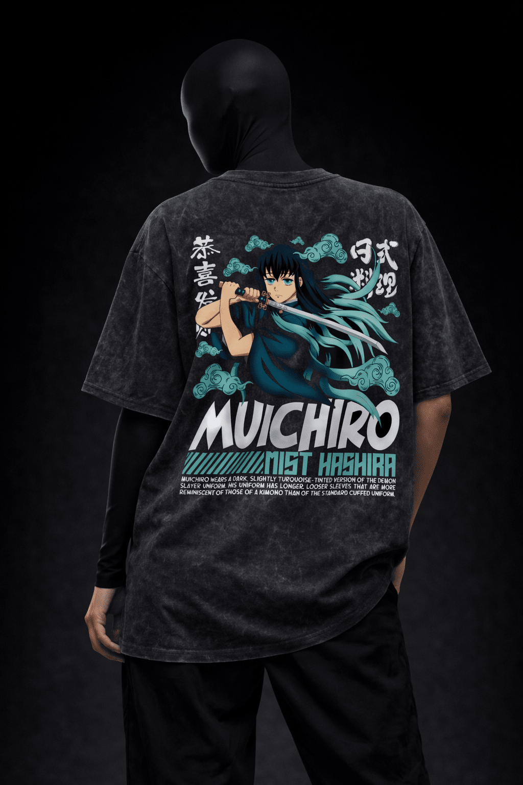 NEBULA ASH – Anime Oversized Tee - Jenzra