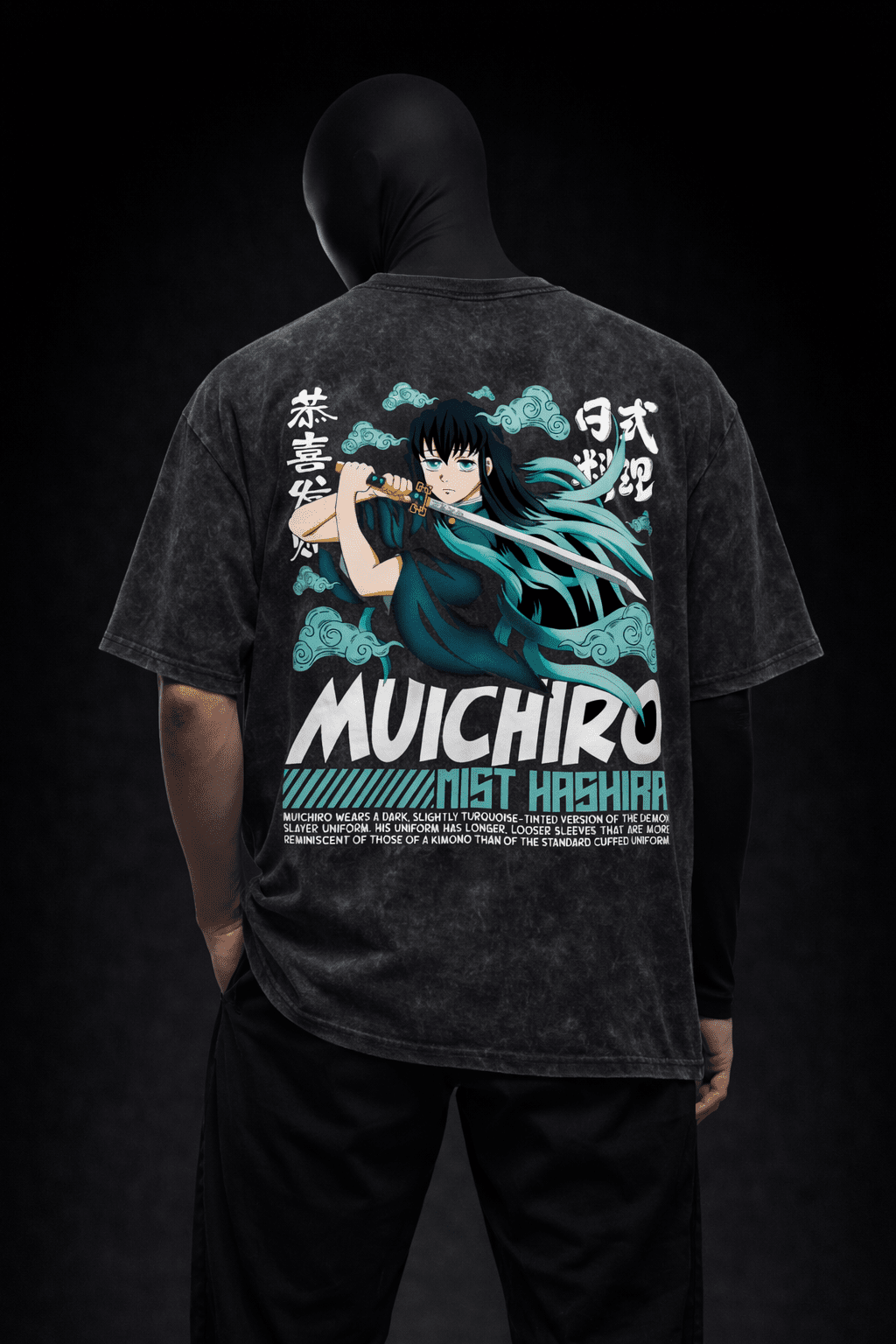 NEBULA ASH – Anime Oversized Tee - Jenzra