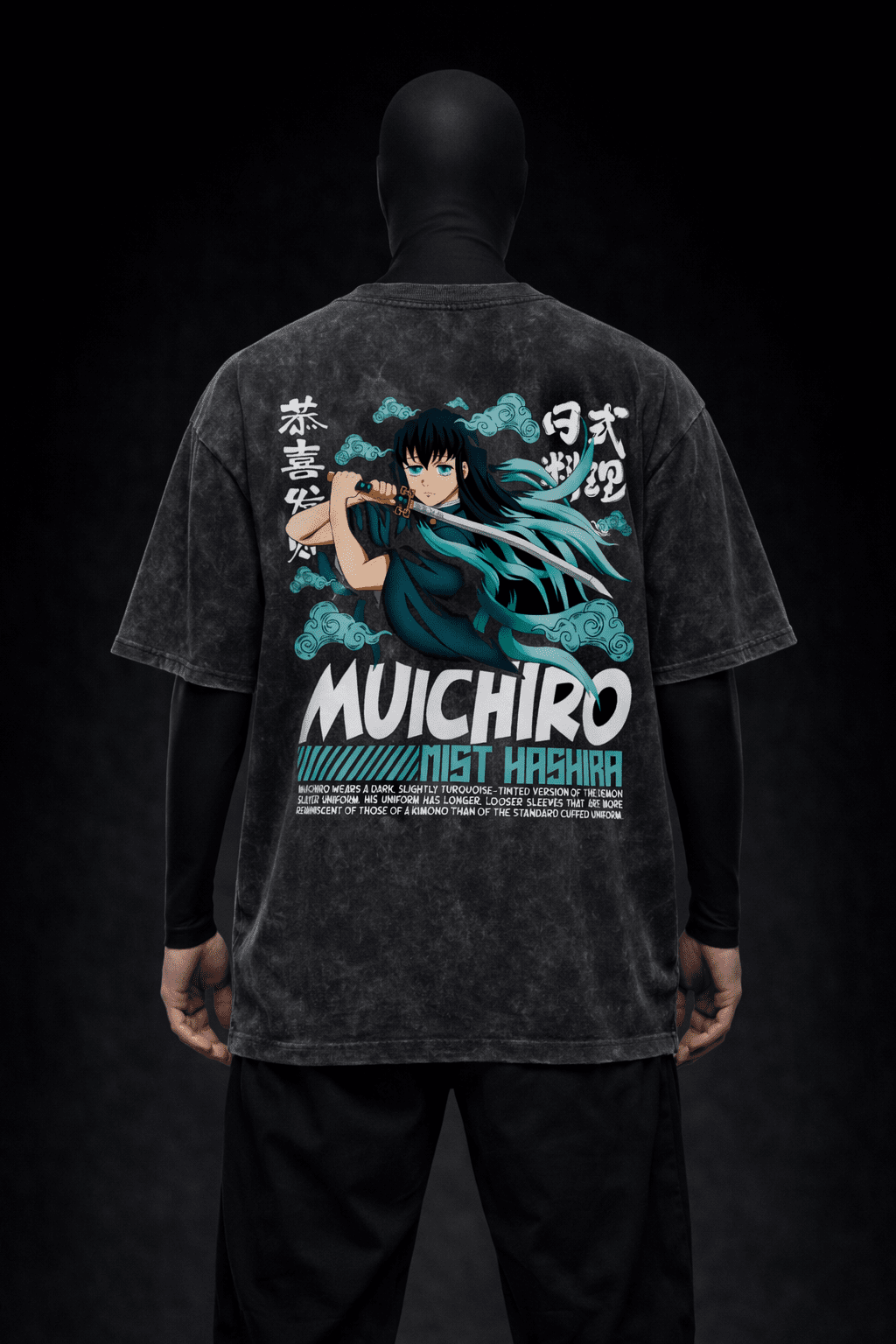 NEBULA ASH – Anime Oversized Tee - Jenzra