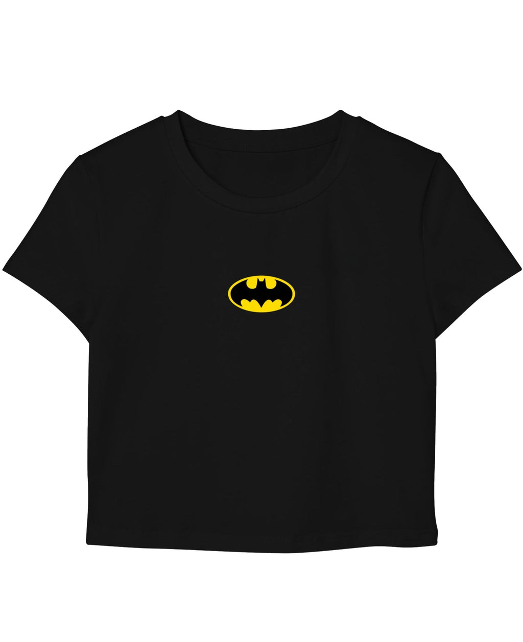 NIGHTWING EMBLEM – Baby Tee (Black) - Jenzra