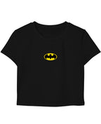 NIGHTWING EMBLEM – Baby Tee (Black) - Jenzra