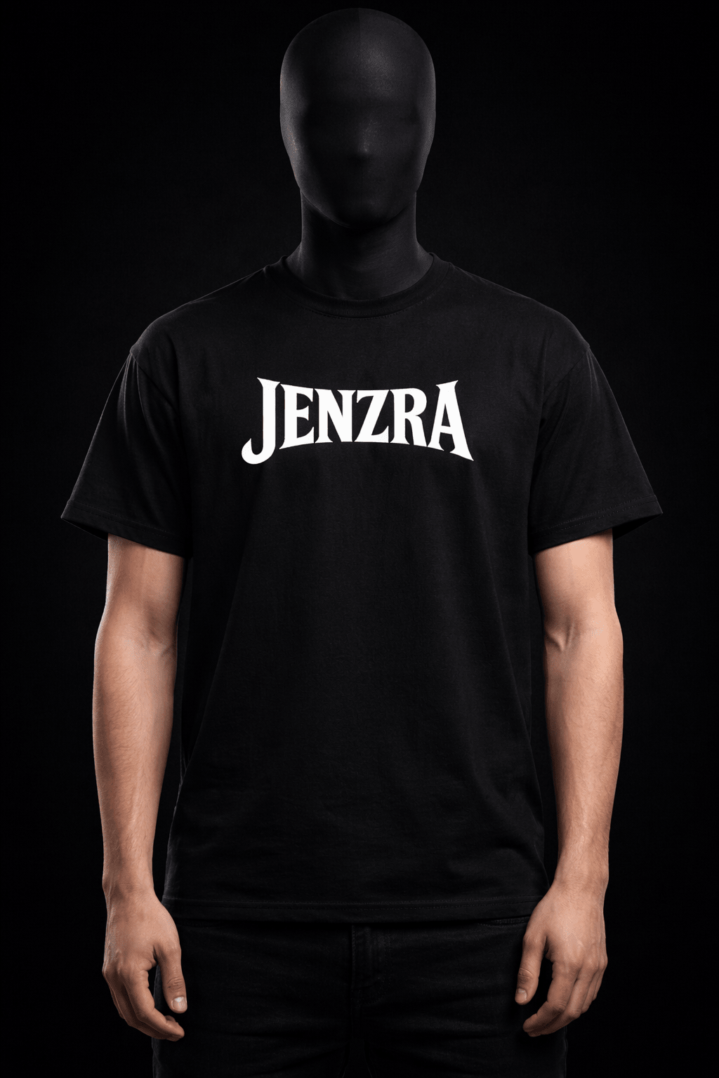NOIR BASE – Regular Black Tee - Jenzra