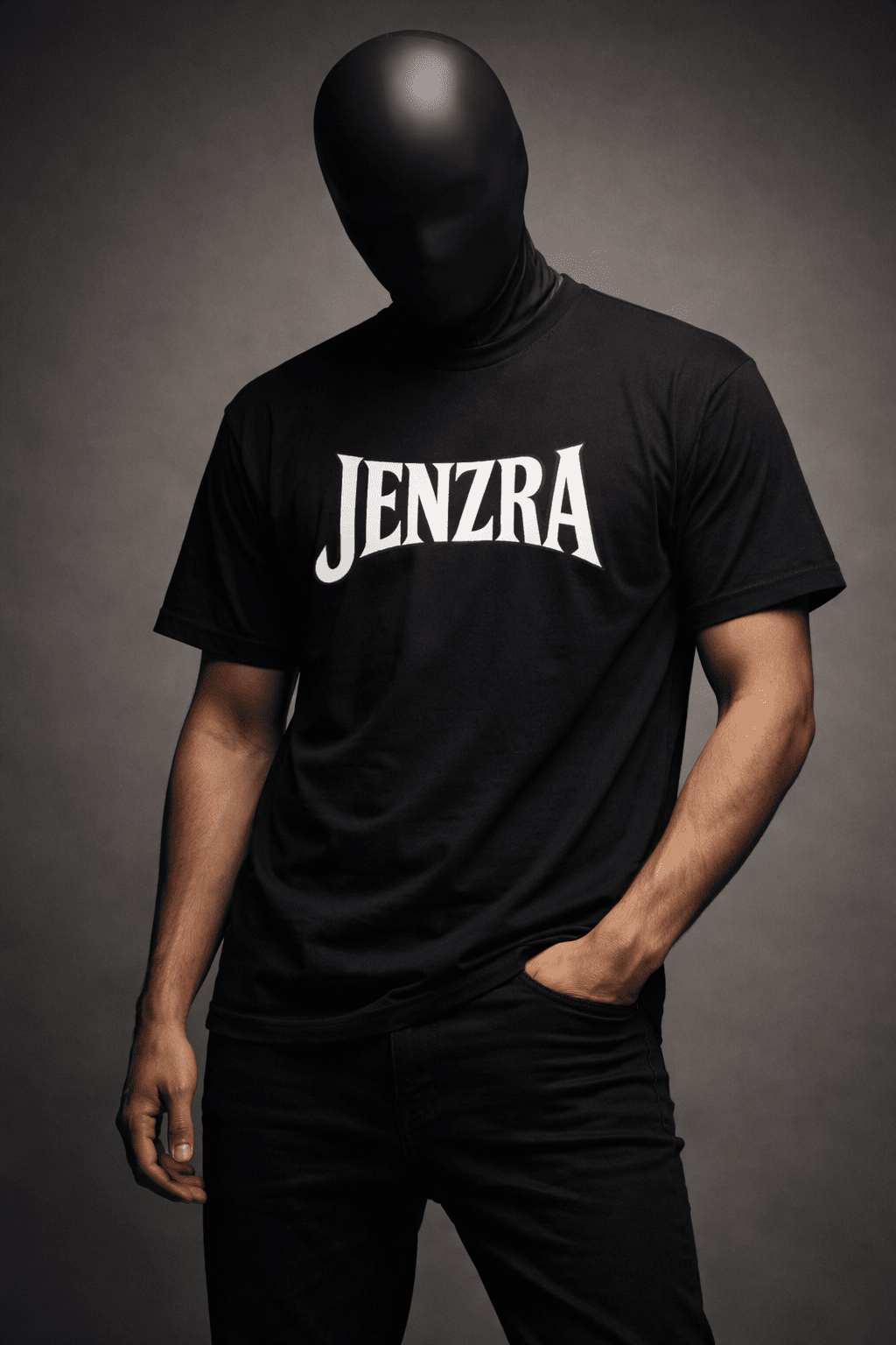 NOIR BASE – Regular Black Tee - Jenzra