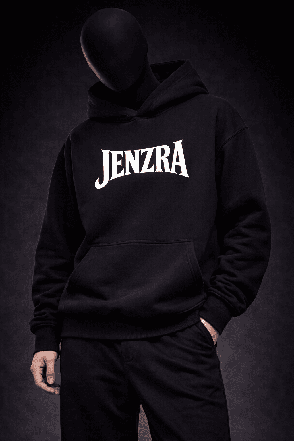 NOX CORE – Black Hoodie - Jenzra