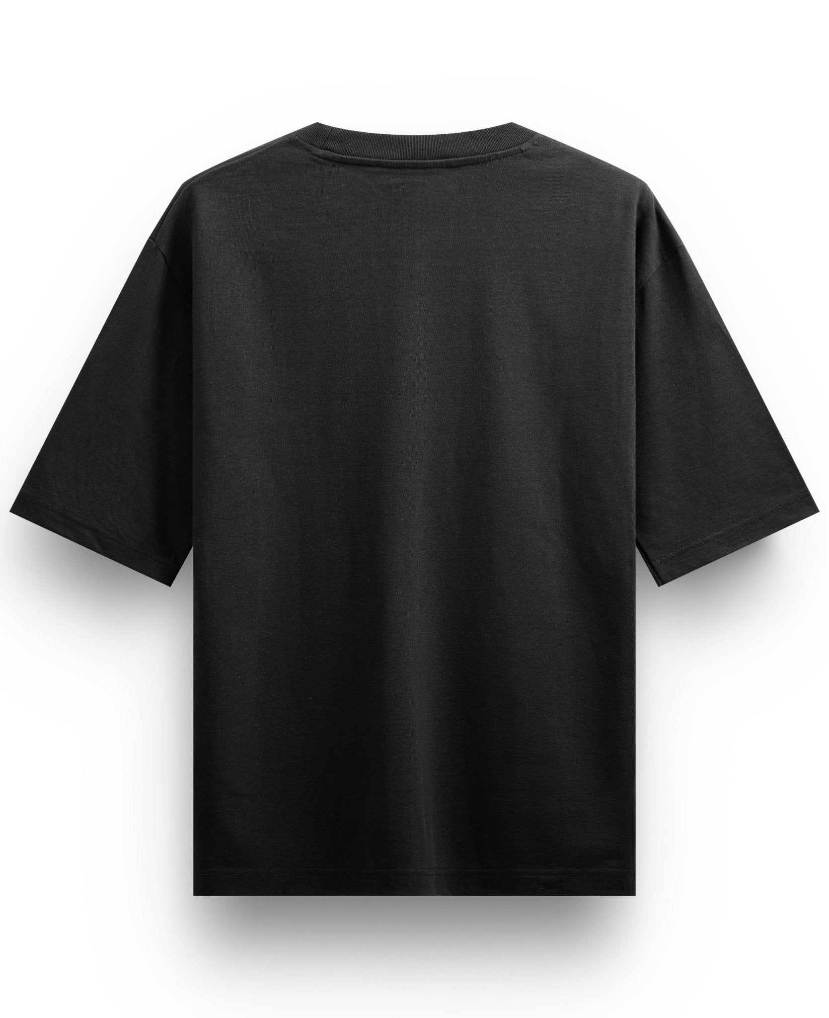 SAVAGE NOIR – Oversized Attached Sleeve Tee - Jenzra