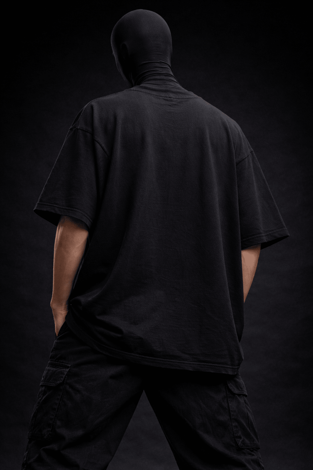 SAVAGE NOIR – Oversized Attached Sleeve Tee - Jenzra