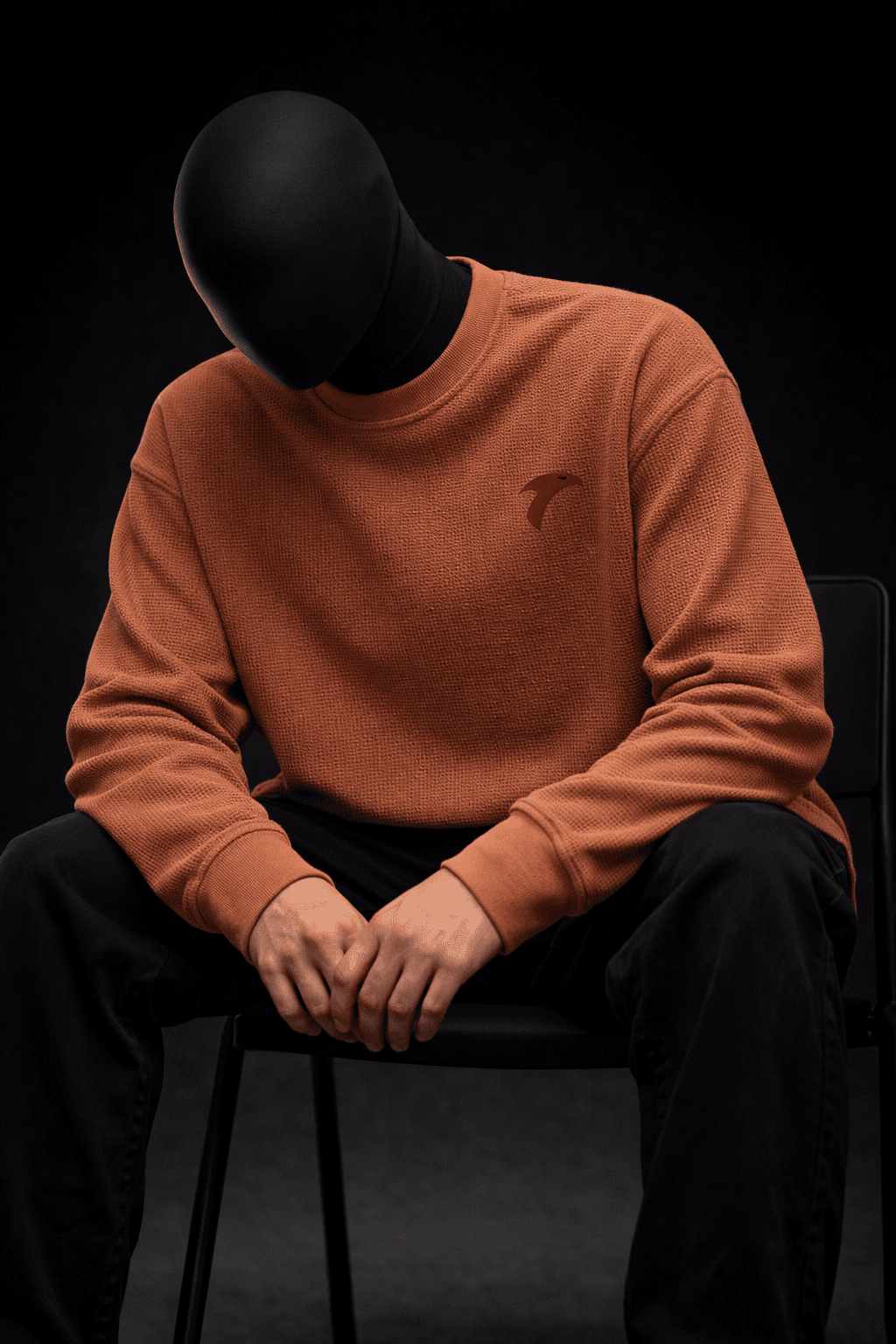 UMBRA EARTH – Waffle Knit Oversized Full Sleeve - Jenzra