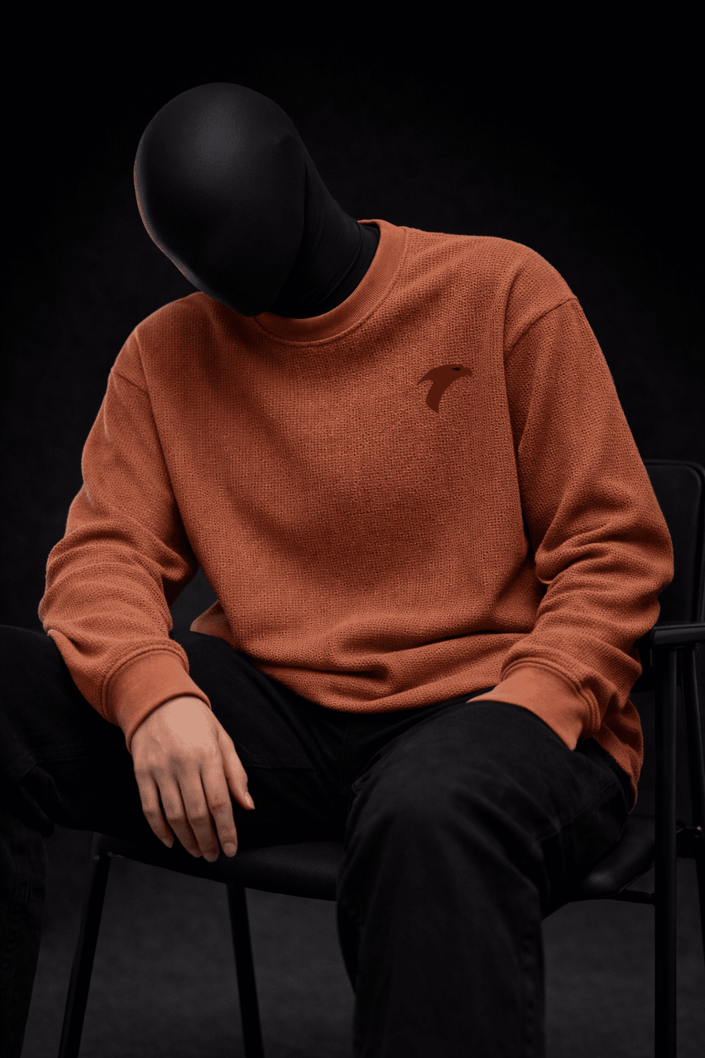 UMBRA EARTH – Waffle Knit Oversized Full Sleeve - Jenzra