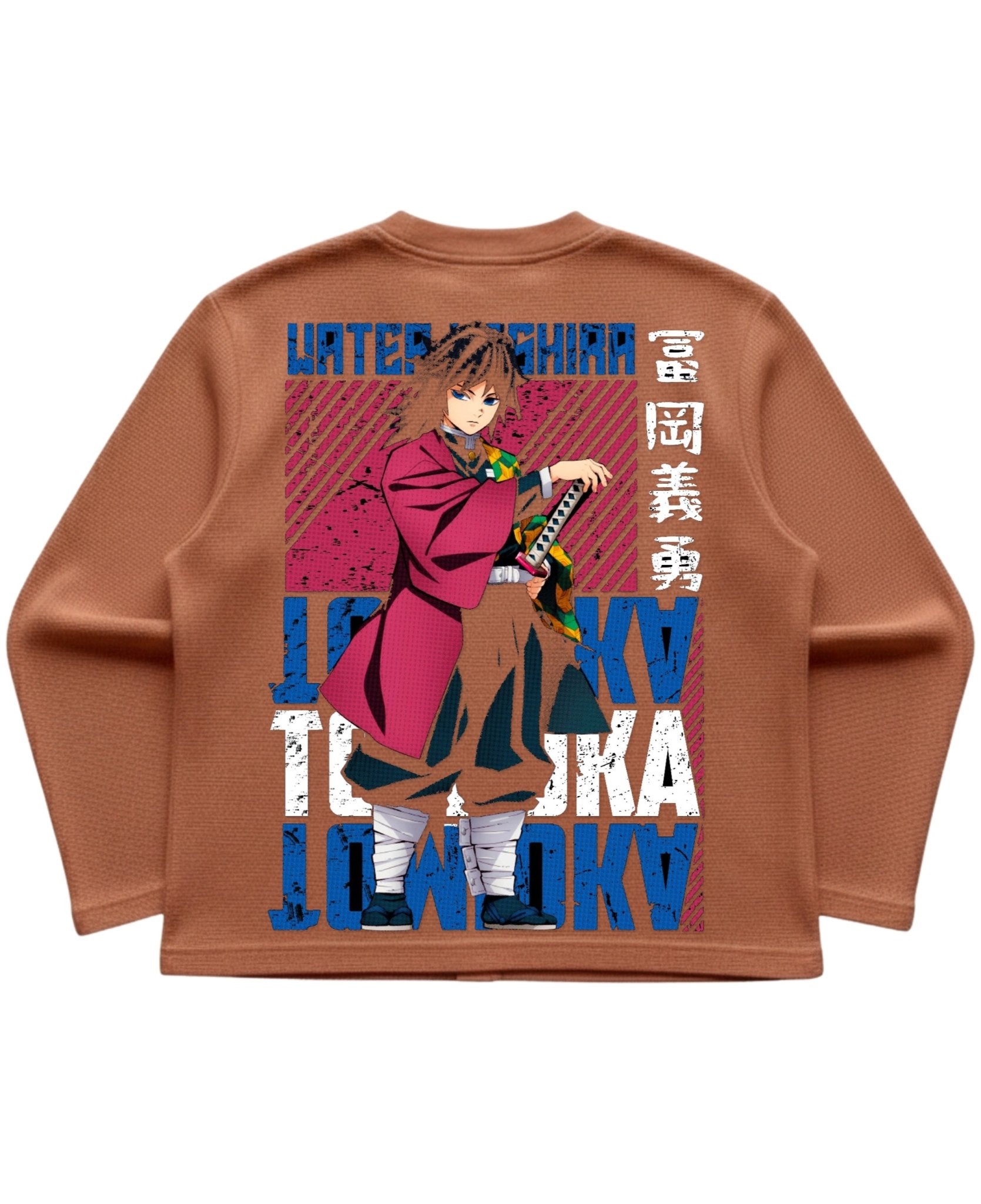 UMBRA EARTH – Waffle Knit Oversized Full Sleeve - Jenzra
