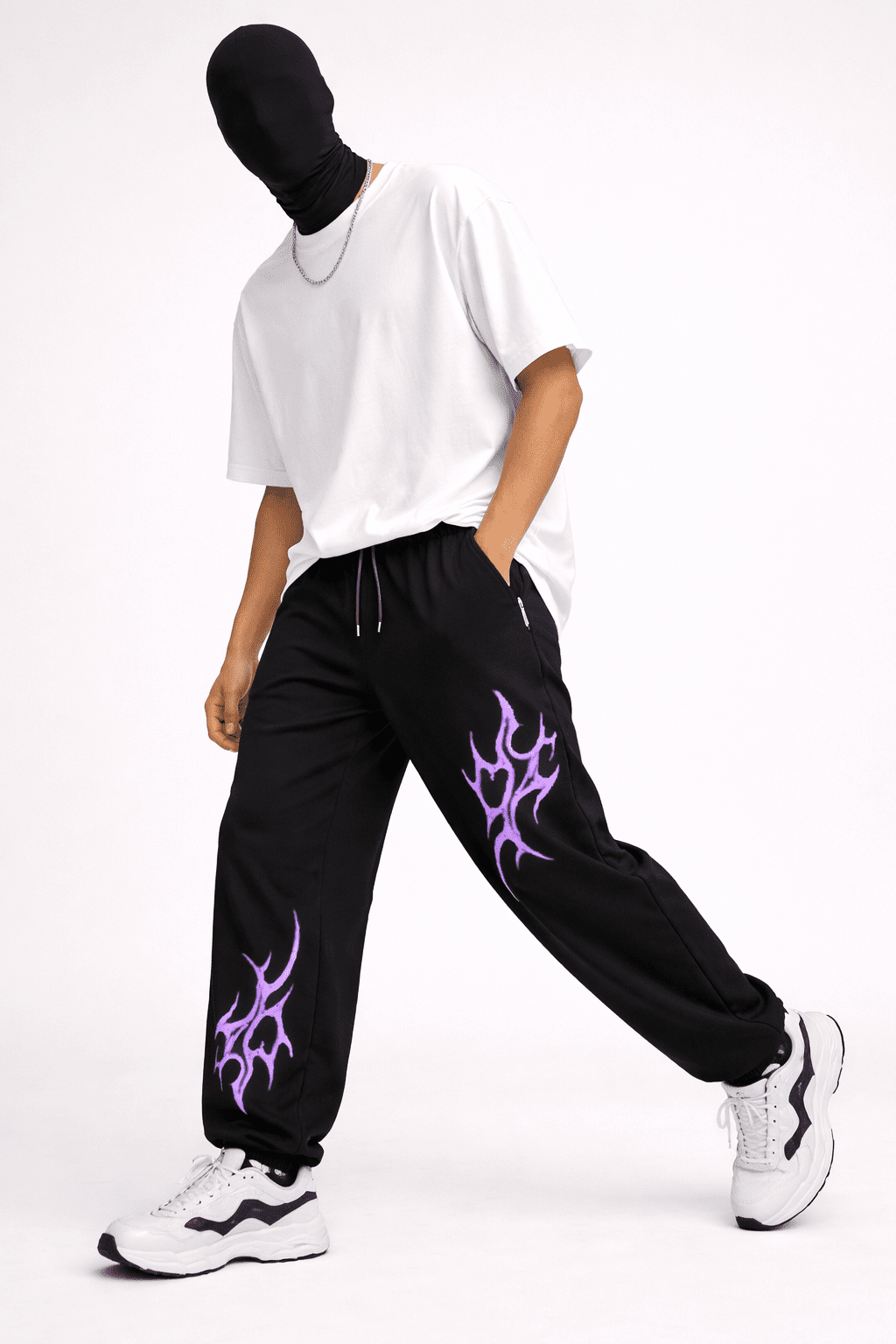 VIOLET TRACE – Graphic Joggers - Jenzra