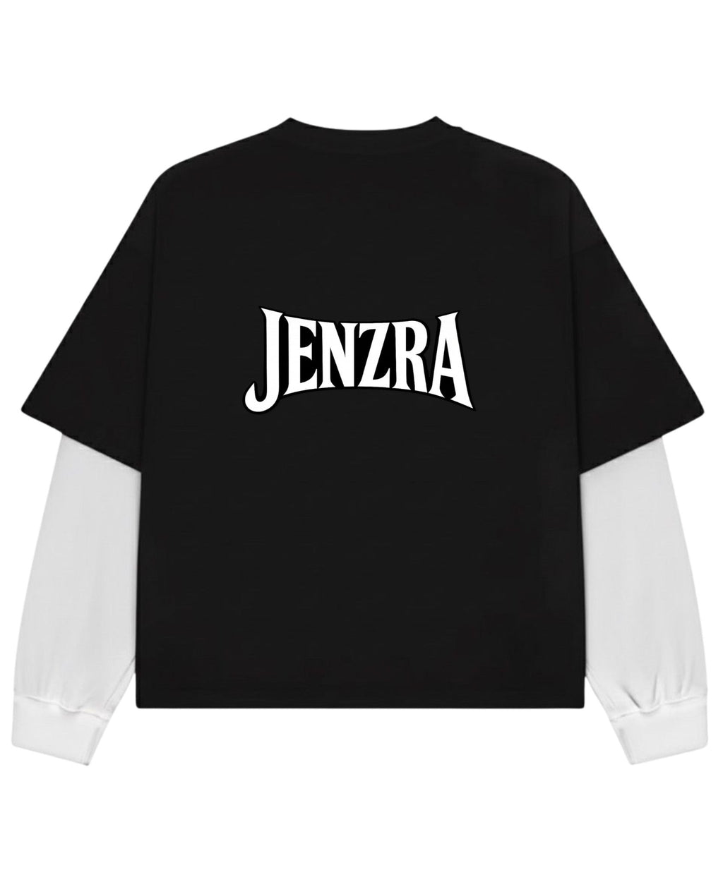 WEBFORGE – Oversized Attached Sleeve Tee - Jenzra