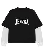 WEBFORGE – Oversized Attached Sleeve Tee - Jenzra