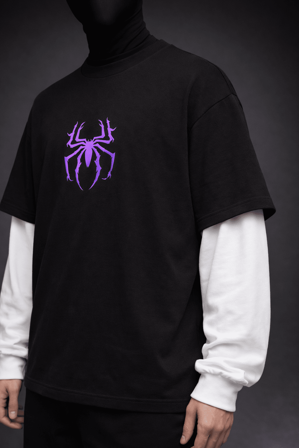WEBFORGE – Oversized Attached Sleeve Tee - Jenzra