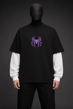 WEBFORGE – Oversized Attached Sleeve Tee - Jenzra