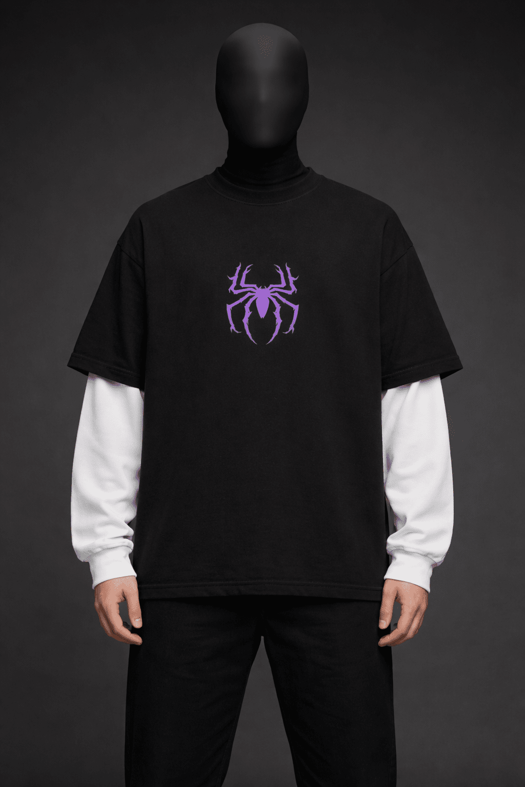 WEBFORGE – Oversized Attached Sleeve Tee - Jenzra