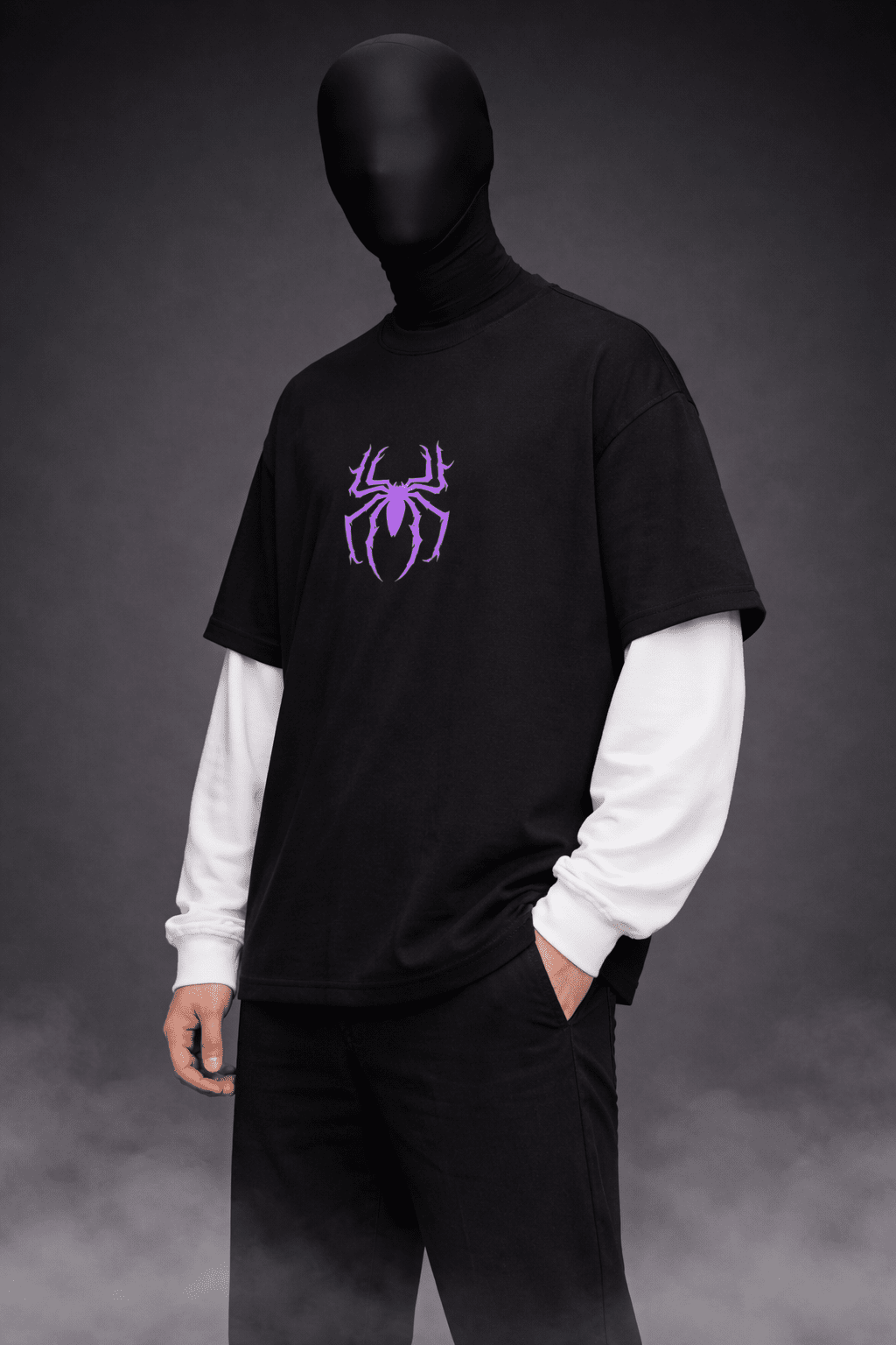 WEBFORGE – Oversized Attached Sleeve Tee - Jenzra