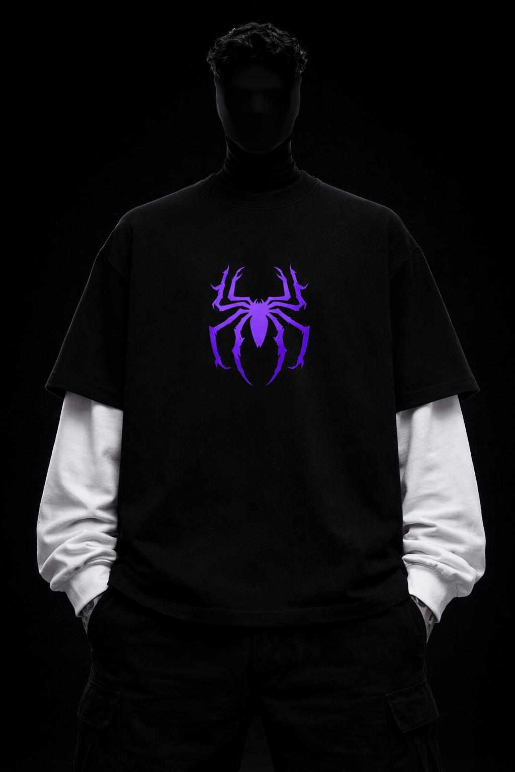 WEBFORGE – Oversized Attached Sleeve Tee - Jenzra